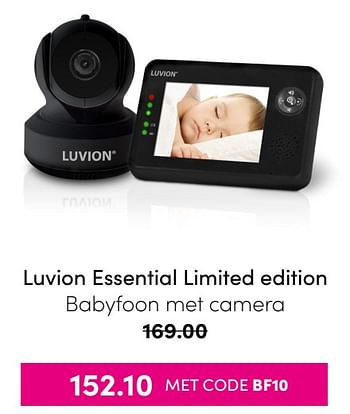Aanbiedingen Luvion essential limited edition babyfoon met camera - Luvion - Geldig van 21/11/2021 tot 28/11/2021 bij Baby & Tiener Megastore