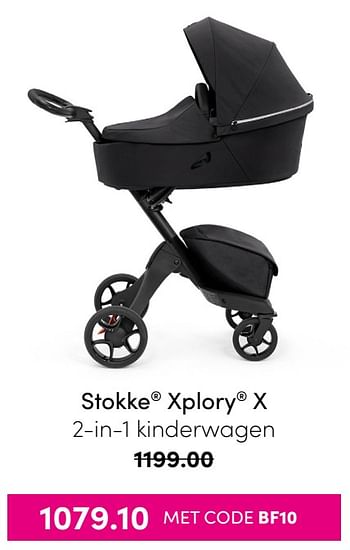 Aanbiedingen Stokke xplory x 2-in-1 kinderwagen - Stokke - Geldig van 21/11/2021 tot 28/11/2021 bij Baby & Tiener Megastore
