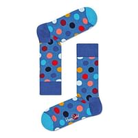 Aanbiedingen Happy Socks Big Dot Sokken - Blauw - Happy Socks - Geldig van 24/11/2021 tot 01/02/2022 bij Expo XL