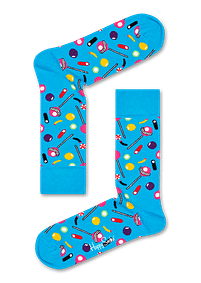 Aanbiedingen Happy Socks Candy Sokken, Blauw - Happy Socks - Geldig van 24/11/2021 tot 01/02/2022 bij Expo XL