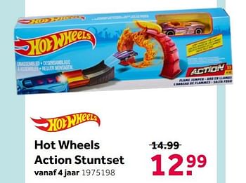 Aanbiedingen Hot wheels action stuntset - Hot Wheels - Geldig van 02/10/2021 tot 05/12/2021 bij Intertoys