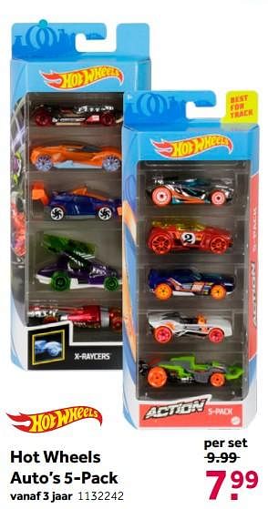 Aanbiedingen Hot wheels auto’s - Hot Wheels - Geldig van 02/10/2021 tot 05/12/2021 bij Intertoys