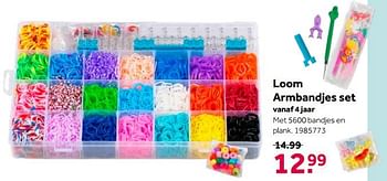 Aanbiedingen Loom armbandjes set - Huismerk - Intertoys - Geldig van 02/10/2021 tot 05/12/2021 bij Intertoys