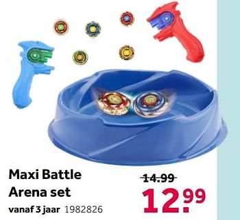 Aanbiedingen Maxi battle arena set - Beyblade - Geldig van 02/10/2021 tot 05/12/2021 bij Intertoys