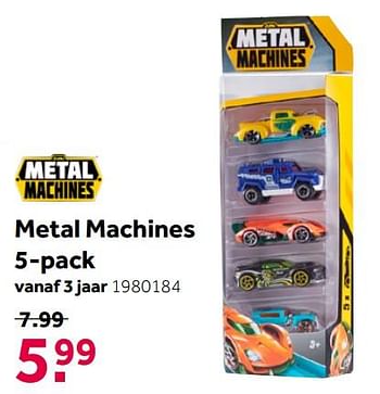 Aanbiedingen Metal machines - Zuru - Geldig van 02/10/2021 tot 05/12/2021 bij Intertoys