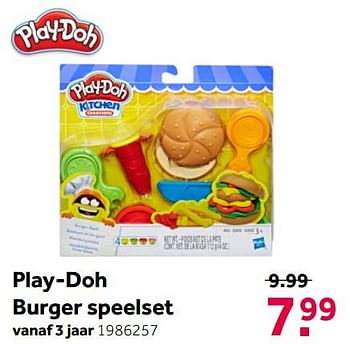 Aanbiedingen Play-doh burger speelset - Hasbro - Geldig van 02/10/2021 tot 05/12/2021 bij Intertoys