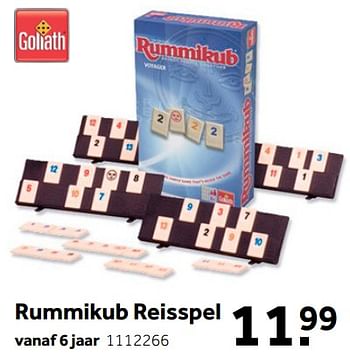 Aanbiedingen Rummikub reisspel - Goliath - Geldig van 02/10/2021 tot 05/12/2021 bij Intertoys