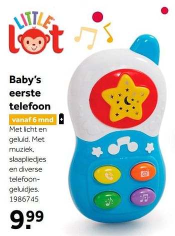 Aanbiedingen Baby’s eerste telefoon - Addo - Geldig van 02/10/2021 tot 05/12/2021 bij Intertoys