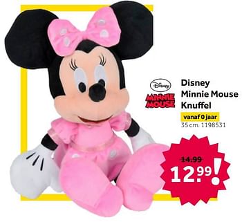 Aanbiedingen Disney minnie mouse knuffel - Disney - Geldig van 02/10/2021 tot 05/12/2021 bij Intertoys