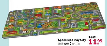 Aanbiedingen Speelkleed play city - Associated Weavers - Geldig van 02/10/2021 tot 05/12/2021 bij Intertoys