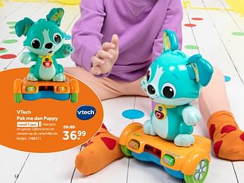 Aanbiedingen Vtech pak me dan puppy - Vtech - Geldig van 02/10/2021 tot 05/12/2021 bij Intertoys