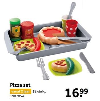 Aanbiedingen Pizza set - Huismerk - Intertoys - Geldig van 02/10/2021 tot 05/12/2021 bij Intertoys
