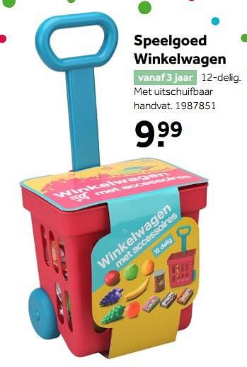 Aanbiedingen Speelgoed winkelwagen - Huismerk - Intertoys - Geldig van 02/10/2021 tot 05/12/2021 bij Intertoys