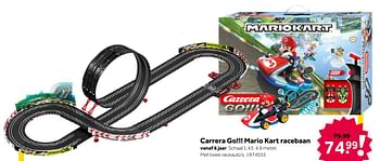Aanbiedingen Carrera go!!! mario kart racebaan - Carrera - Geldig van 02/10/2021 tot 05/12/2021 bij Intertoys