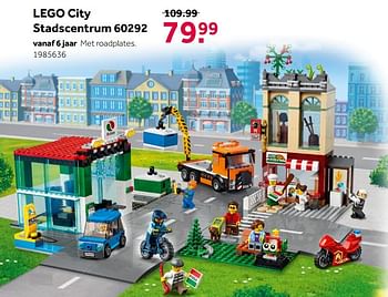 Aanbiedingen Lego city stadscentrum 60292 - Lego - Geldig van 02/10/2021 tot 05/12/2021 bij Intertoys