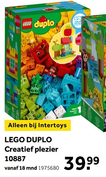 Aanbiedingen Lego duplo creatief plezier 10887 - Lego - Geldig van 02/10/2021 tot 05/12/2021 bij Intertoys