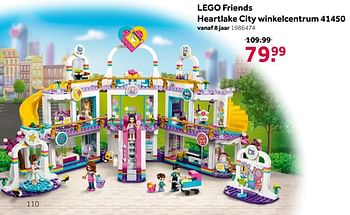 Aanbiedingen Lego friends heartlake city winkelcentrum 41450 - Lego - Geldig van 02/10/2021 tot 05/12/2021 bij Intertoys