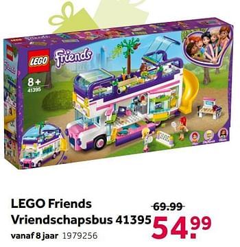 Aanbiedingen Lego friends vriendschapsbus 41395 - Lego - Geldig van 02/10/2021 tot 05/12/2021 bij Intertoys