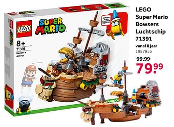 Aanbiedingen Lego super mario bowsers luchtschip 71391 - Lego - Geldig van 02/10/2021 tot 05/12/2021 bij Intertoys