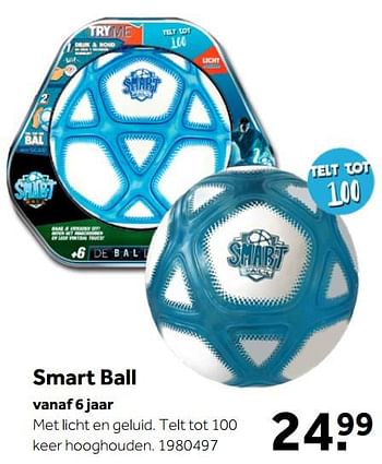 Aanbiedingen Smart ball - Smart - Geldig van 02/10/2021 tot 05/12/2021 bij Intertoys