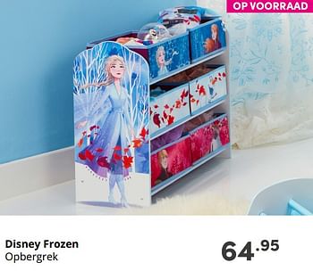 Aanbiedingen Disney frozen opbergrek - Disney  Frozen - Geldig van 28/11/2021 tot 04/12/2021 bij Baby & Tiener Megastore