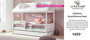 Aanbiedingen Lifetime beachhouse bed - Lifetime Kidsrooms - Geldig van 28/11/2021 tot 04/12/2021 bij Baby & Tiener Megastore
