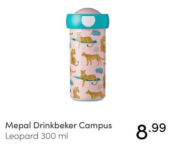 Aanbiedingen Mepal drinkbeker campus leopard - Mepal - Geldig van 28/11/2021 tot 04/12/2021 bij Baby & Tiener Megastore