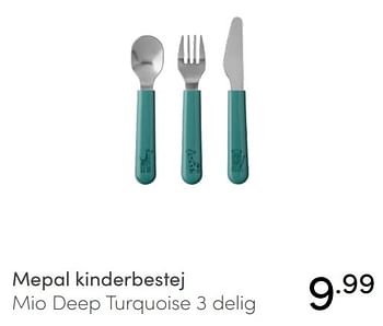 Aanbiedingen Mepal kinderbestej mio deep turquoise - Mepal - Geldig van 28/11/2021 tot 04/12/2021 bij Baby & Tiener Megastore