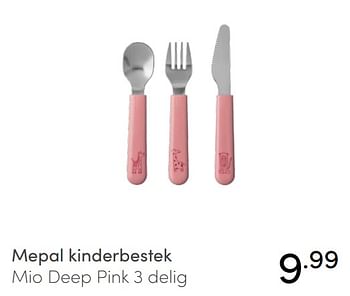Aanbiedingen Mepal kinderbestek mio deep pink - Mepal - Geldig van 28/11/2021 tot 04/12/2021 bij Baby & Tiener Megastore