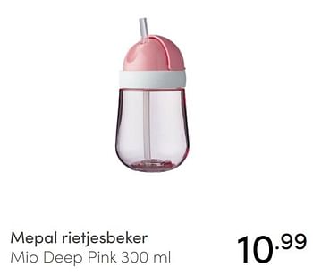 Aanbiedingen Mepal rietjesbeker mio deep pink - Mepal - Geldig van 28/11/2021 tot 04/12/2021 bij Baby & Tiener Megastore