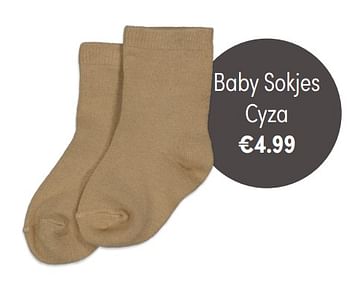 Aanbiedingen Baby sokjes cyza - LEVV - Geldig van 28/11/2021 tot 04/12/2021 bij Baby & Tiener Megastore