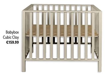Aanbiedingen Babybox cubic clay - Quax - Geldig van 28/11/2021 tot 04/12/2021 bij Baby & Tiener Megastore