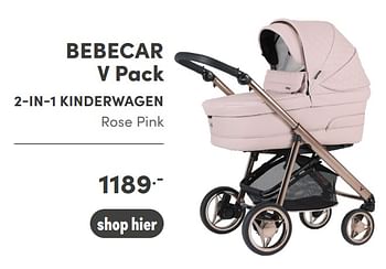 Aanbiedingen Bebecar v pack 2-in-1 kinderwagen - Bebecar - Geldig van 28/11/2021 tot 04/12/2021 bij Baby & Tiener Megastore