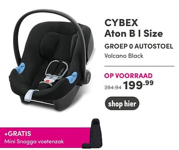 Aanbiedingen Cybex aton b i size autostoel - Cybex - Geldig van 28/11/2021 tot 04/12/2021 bij Baby & Tiener Megastore