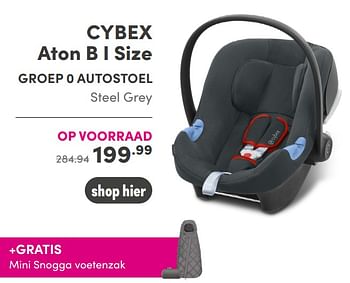 Aanbiedingen Cybex aton b i size autostoel - Cybex - Geldig van 28/11/2021 tot 04/12/2021 bij Baby & Tiener Megastore