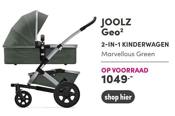 Aanbiedingen Joolz geo2 2-in-1 kinderwagen - Joolz - Geldig van 28/11/2021 tot 04/12/2021 bij Baby & Tiener Megastore