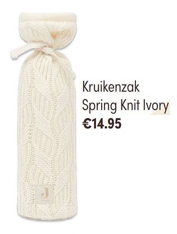 Aanbiedingen Kruikenzak spring knit ivory - Jollein - Geldig van 28/11/2021 tot 04/12/2021 bij Baby & Tiener Megastore