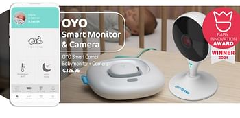 Aanbiedingen Aerosleep oyo smart combi babymonitor + camera - Aerosleep - Geldig van 28/11/2021 tot 04/12/2021 bij Baby & Tiener Megastore