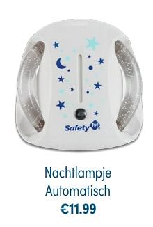 Aanbiedingen Safety 1st nachtlampje automatisch - Safety 1st - Geldig van 28/11/2021 tot 04/12/2021 bij Baby & Tiener Megastore