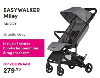 Aanbiedingen Easywalker miley buggy - Easywalker - Geldig van 28/11/2021 tot 04/12/2021 bij Baby & Tiener Megastore