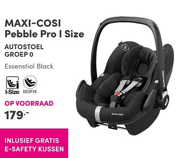 Aanbiedingen Maxi-cosi pebble pro i size autostoel - Maxi-cosi - Geldig van 28/11/2021 tot 04/12/2021 bij Baby & Tiener Megastore