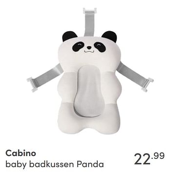 Aanbiedingen Cabino baby badkussen panda - Cabino - Geldig van 28/11/2021 tot 04/12/2021 bij Baby & Tiener Megastore