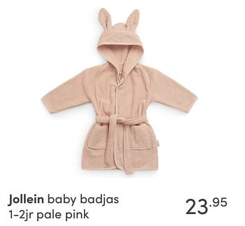 Aanbiedingen Jollein baby badjas - Jollein - Geldig van 28/11/2021 tot 04/12/2021 bij Baby & Tiener Megastore