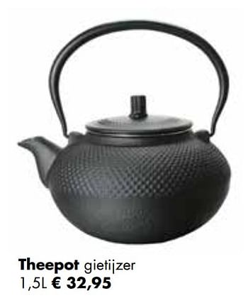 Aanbiedingen Theepot gietijzer - Huismerk - Multi Bazar - Geldig van 24/11/2021 tot 19/12/2021 bij Multi Bazar