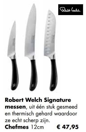 Aanbiedingen Robert welch signature messen chefmes 12cm - Robert Welch - Geldig van 24/11/2021 tot 19/12/2021 bij Multi Bazar