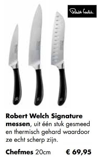 Aanbiedingen Robert welch signature messen chefmes 20cm - Robert Welch - Geldig van 24/11/2021 tot 19/12/2021 bij Multi Bazar
