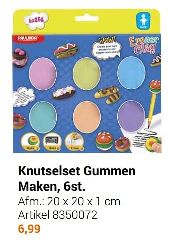 Aanbiedingen Knutselset gummen maken - Geldig van 22/09/2021 tot 05/12/2021 bij Lobbes