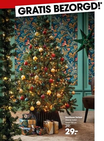 Aanbiedingen Kerstboom serfaus - Huismerk - Kwantum - Geldig van 29/11/2021 tot 19/12/2021 bij Kwantum