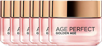 Aanbiedingen Loreal Paris Skin Expert Age Perfect Golden Age Dagcreme Voordeelverpakking 6x50ml - Geldig van 28/11/2021 tot 21/01/2022 bij Drogisterij.net