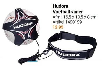 Aanbiedingen Hudora voetbaltrainer - Hudora - Geldig van 22/09/2021 tot 05/12/2021 bij Lobbes